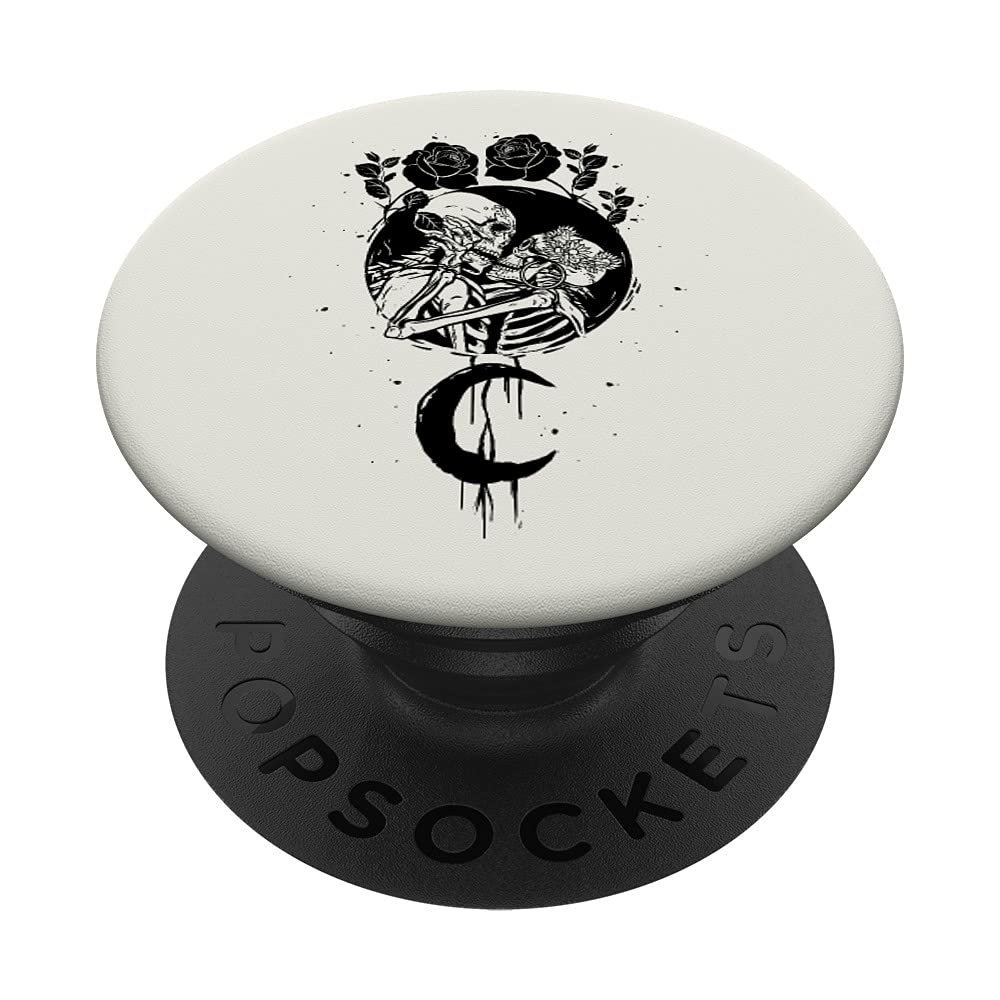 Occult Moonrose Goth Witchcraft Witch Gothic Occult PopSockets Swappable PopGrip