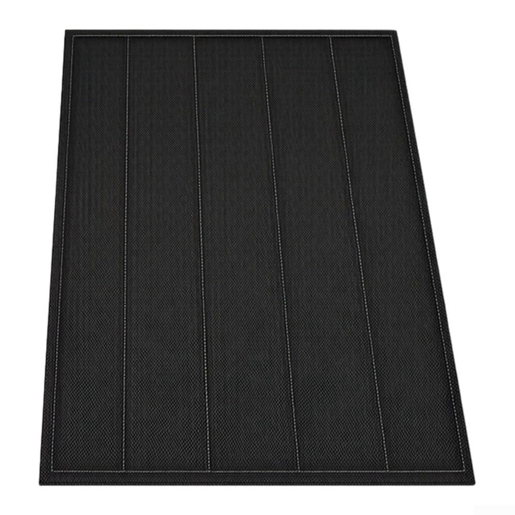 Copertura Magnetica per Camino Isolante: Parascintille in Tessuto Oxford Ignifugo con Schiuma - Blocca Correnti d'Aria e per calore - Design Nero Discreto 62x96 cm(45×34inch)
