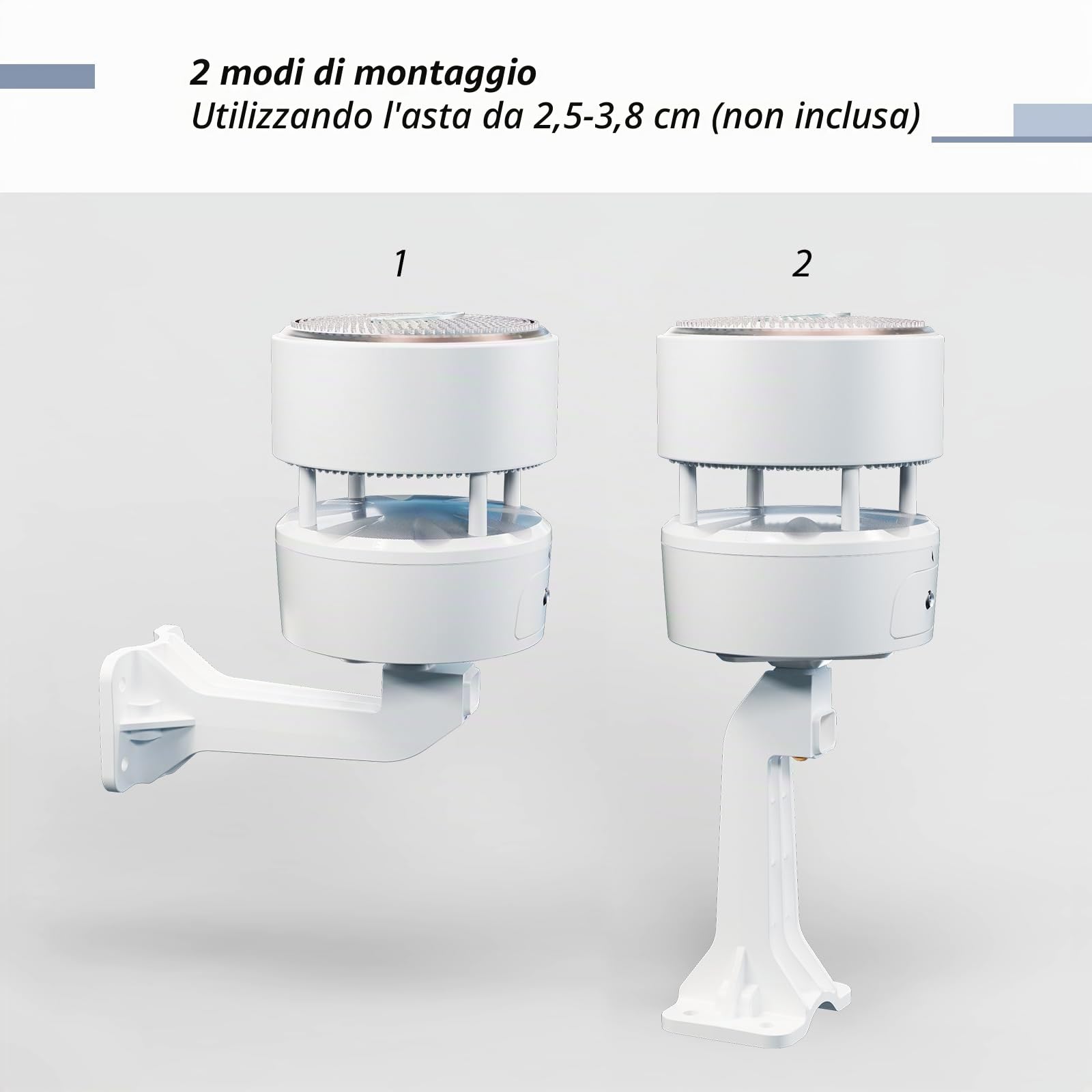 ECOWITT WIFI stazione meteo WS3912 con display LCD da 7,5 pollici per uso domestico, 3 in 1 Sensore meteo senza fili WS85 con pannello solare + un sensore di temperatura-umidità per esterni WN32