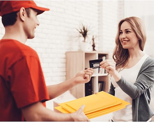 Miniatura 7 de 50 sobres metálicos acolchados de burbujas, sobres de polietileno con purpurina, sobres acolchados con sello adhesivo, bolsas de envío para embalaje