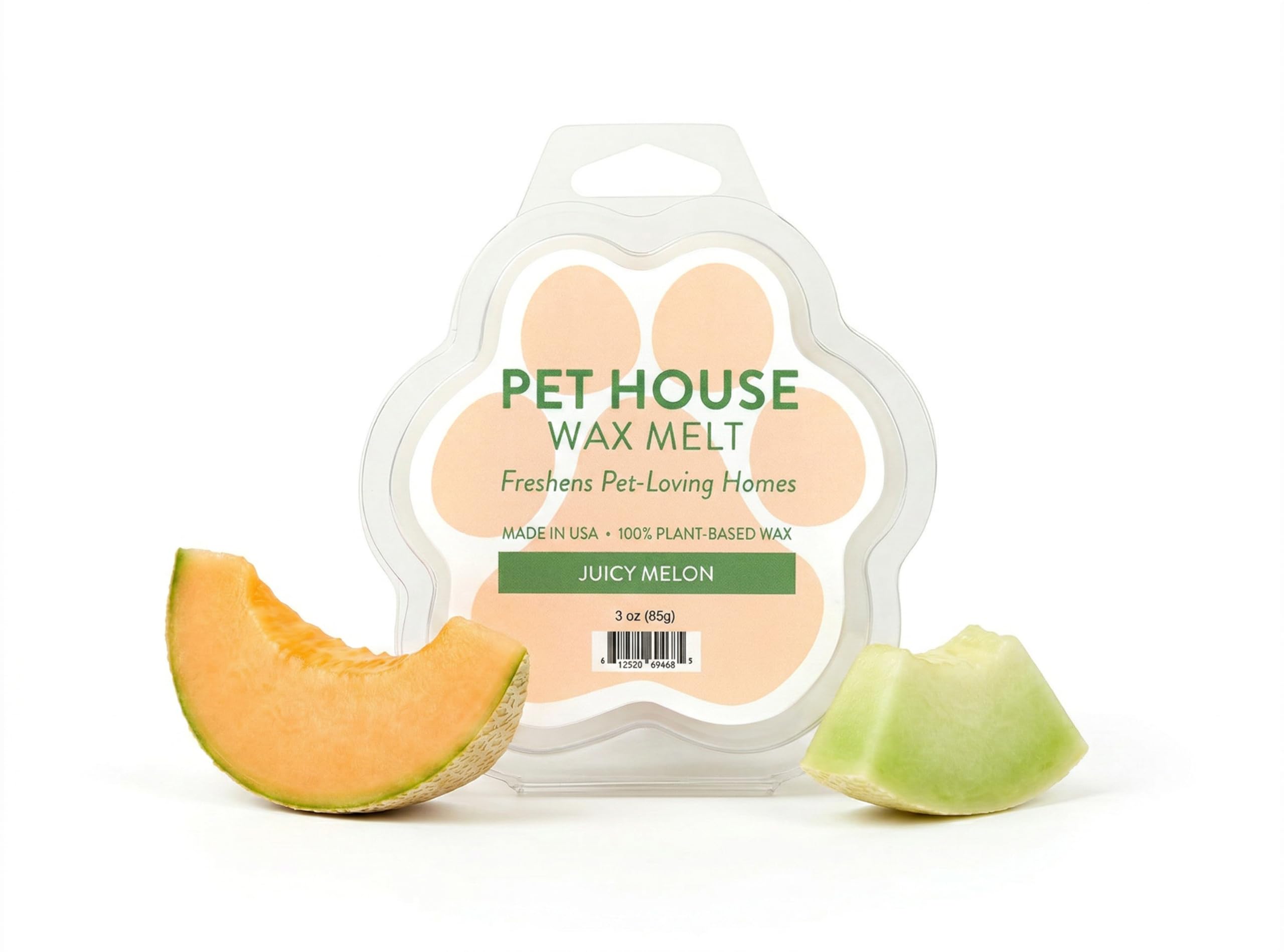 Juicy Melon Spring and Summer Wax Melts Plant-Based Wax, Pet House