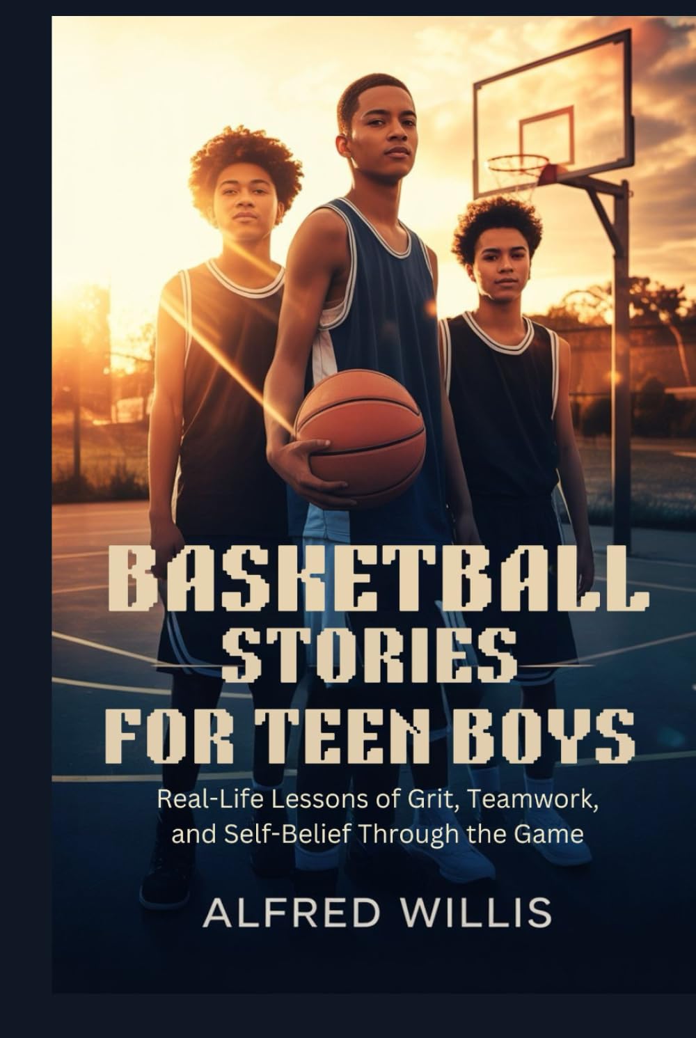 BASKETBALL STORIES FOR TEEN BOYS: Real-Life Lessons of Grit, Teamwork, and Self-Belief Through the Game