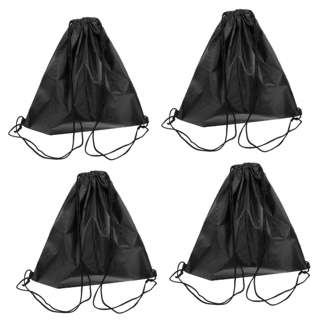 Happyyami 4pcs Motorcycle Bag Drawstring Pouch for Sports Gear Storage Durable Oxford Cloth Case for Basketball Football and Volleyball Convenient and Practical Design