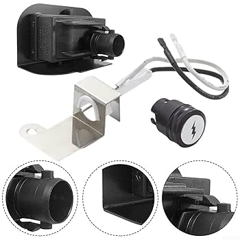 Weber Q Grill Parts Weber Q320 Igniter Kit (Includes Module, Electrode & Button) - Official OEM Replacement Weber Q3200