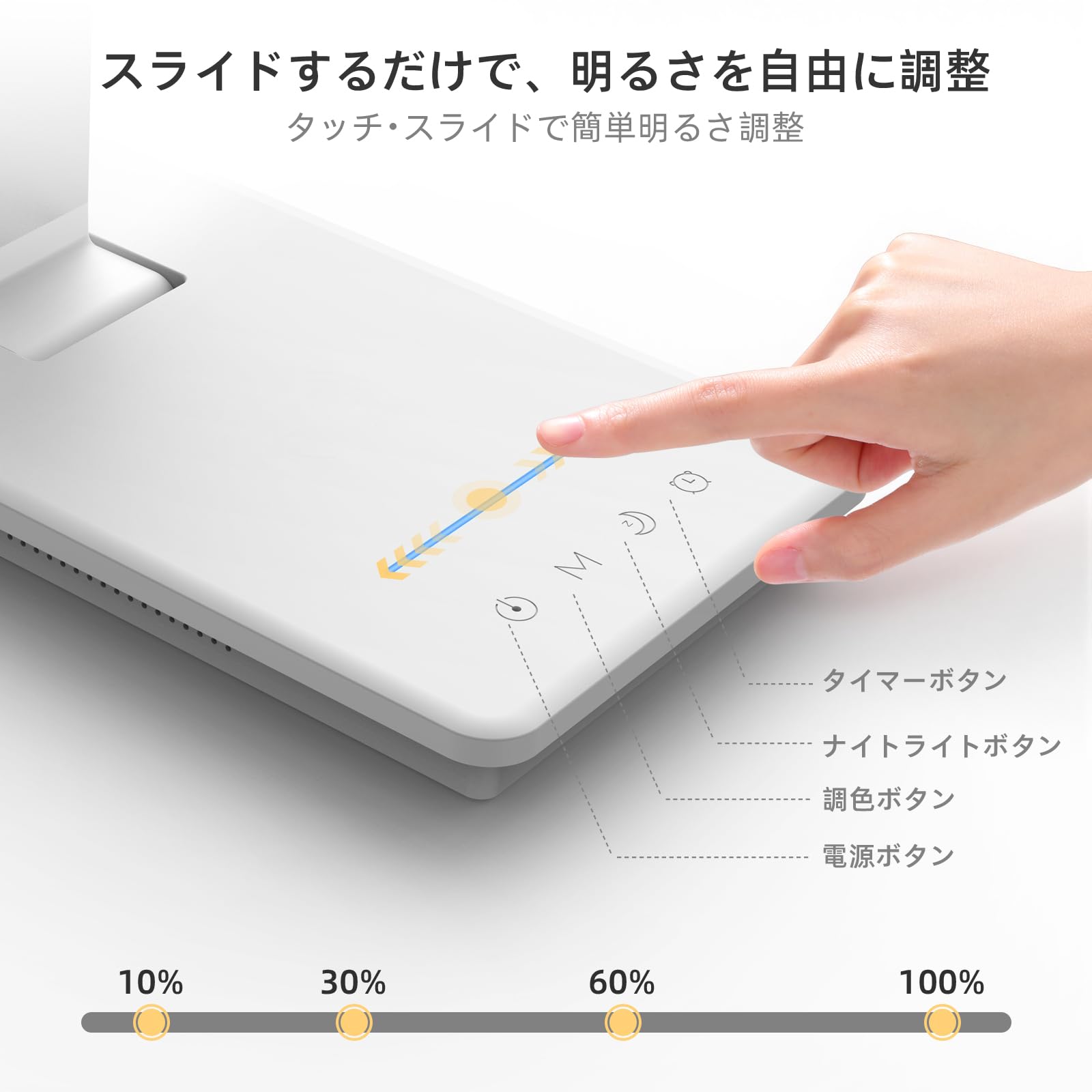 Amazon.co.jp: 【Amazon.co.jp限定】LEDデスクライト 目に優しい 高