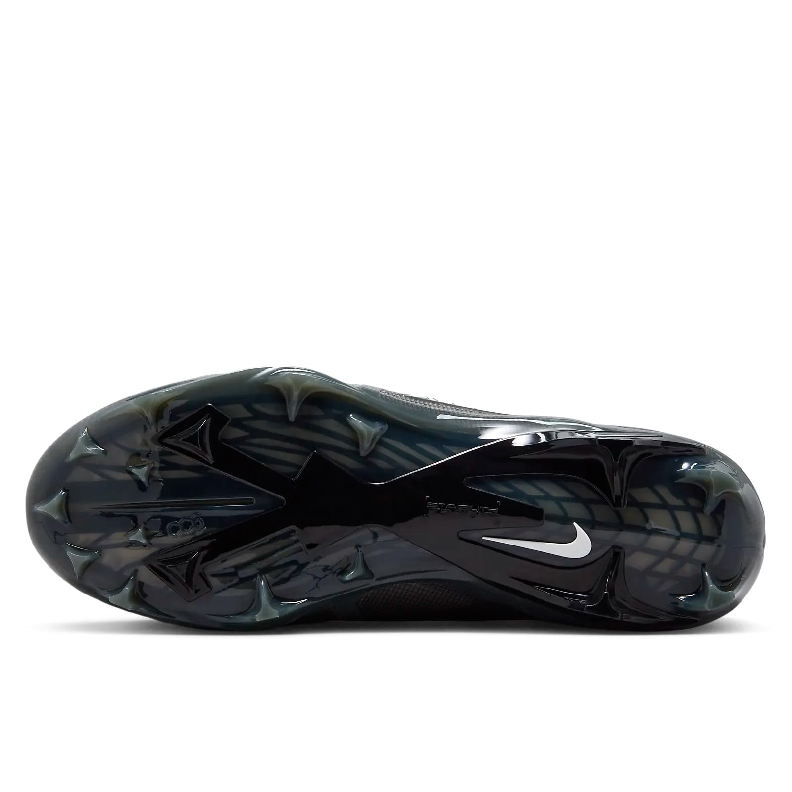 Nike Men's Alpha Menace Elite 3 Football Cleats (10.5 US, Black/Iron Grey/White)