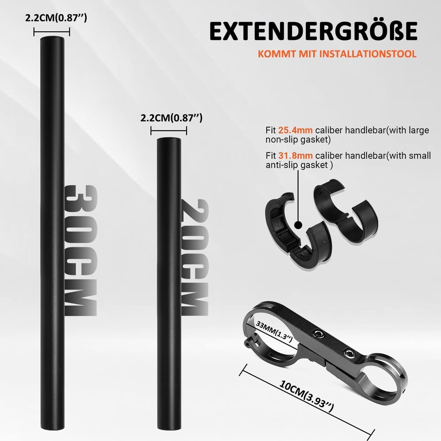 Fiets Stuurverlenging 30cm Fiets Stuur Extender Aluminium Frame Beugel Voor Klem Speedomet Fiets Stuurverlenging 30cm Fiets Stuur Extender Aluminium Frame Beugel Voor Klem Speedomet