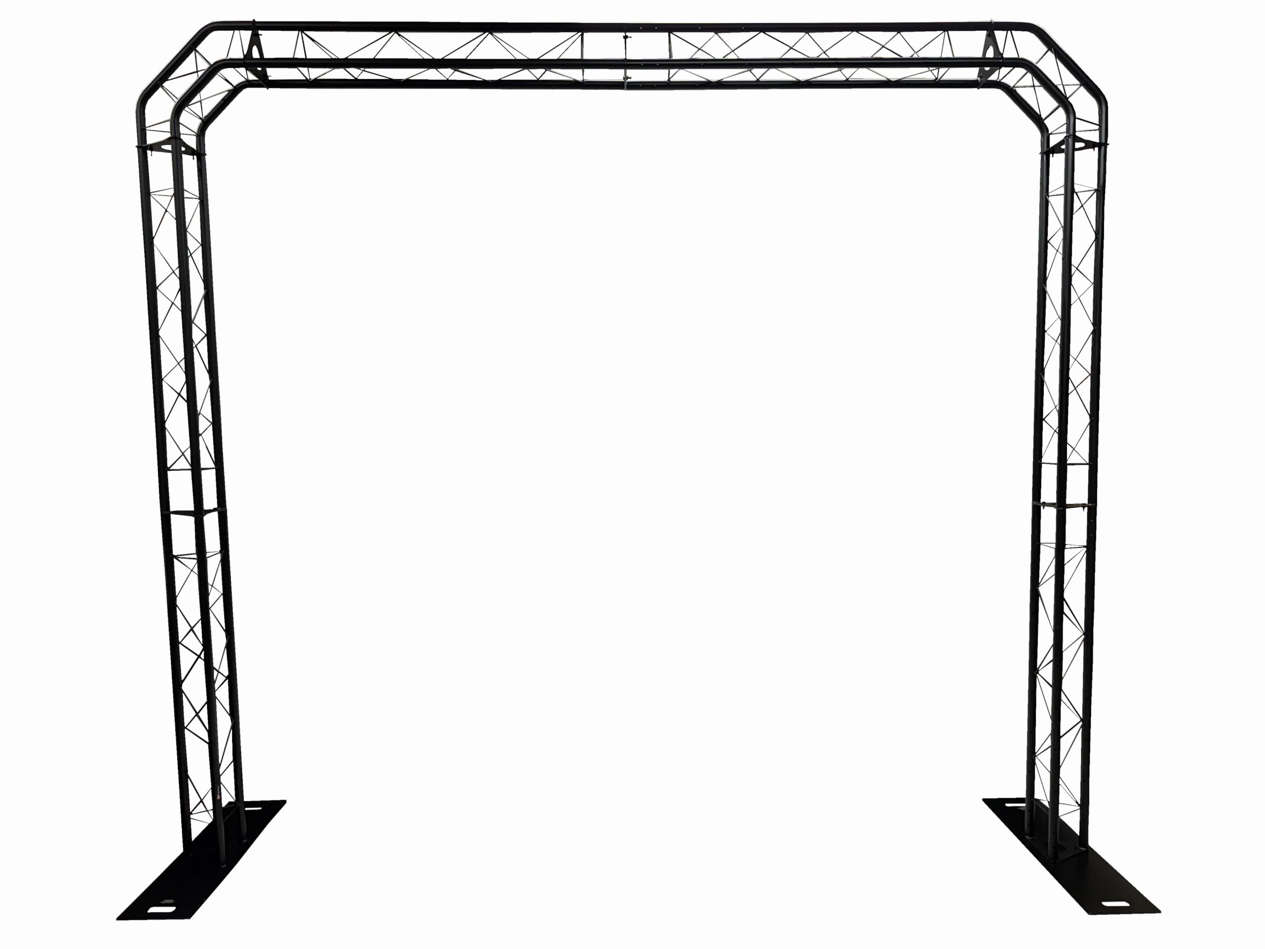 BLACK TRUSS ARCH KIT 13.2FT W 11.5ft H Mobile Portable DJ Lighting System Metal
