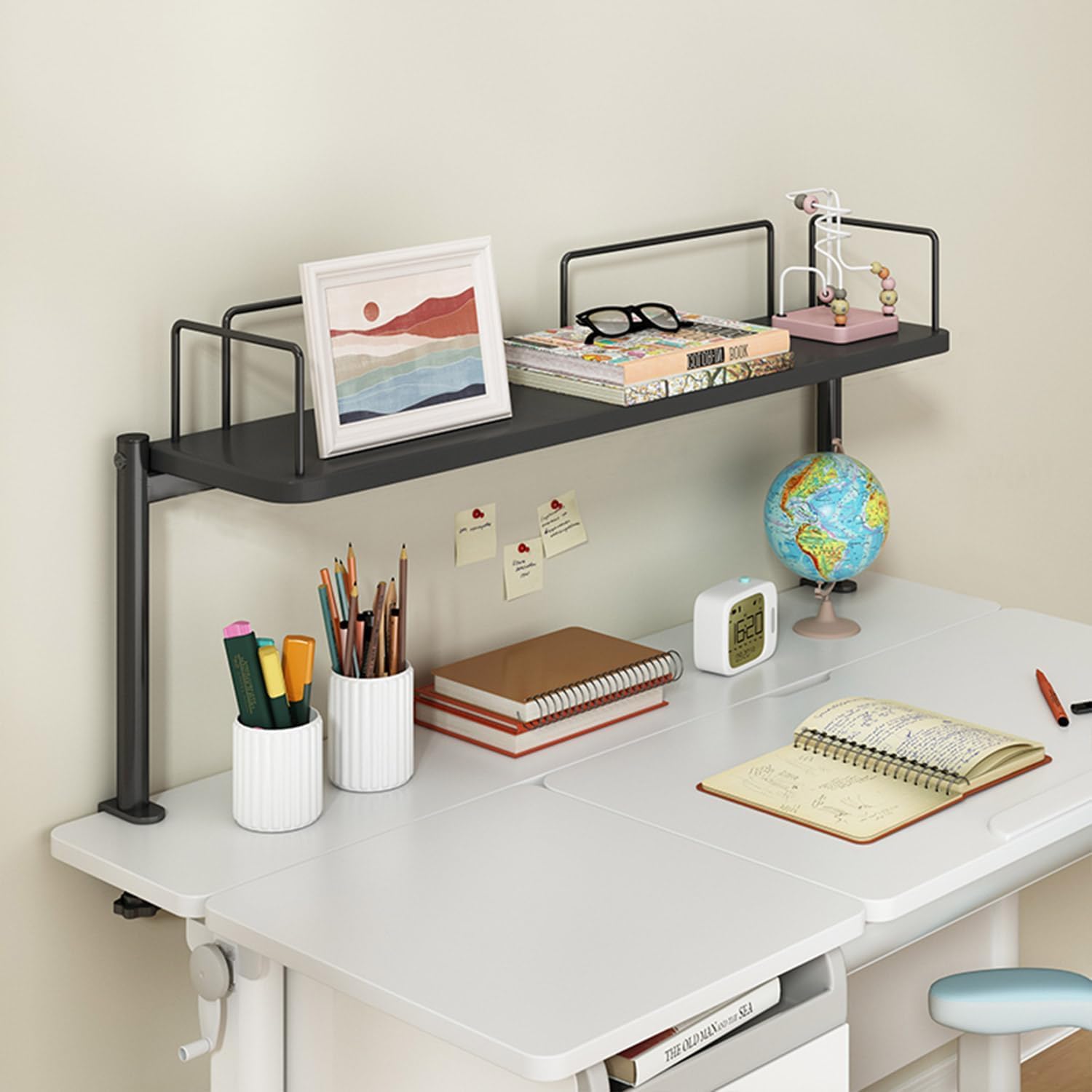 Amazon | デスク上収納ラック 机上本棚 デスクシェルフ 机上ラック