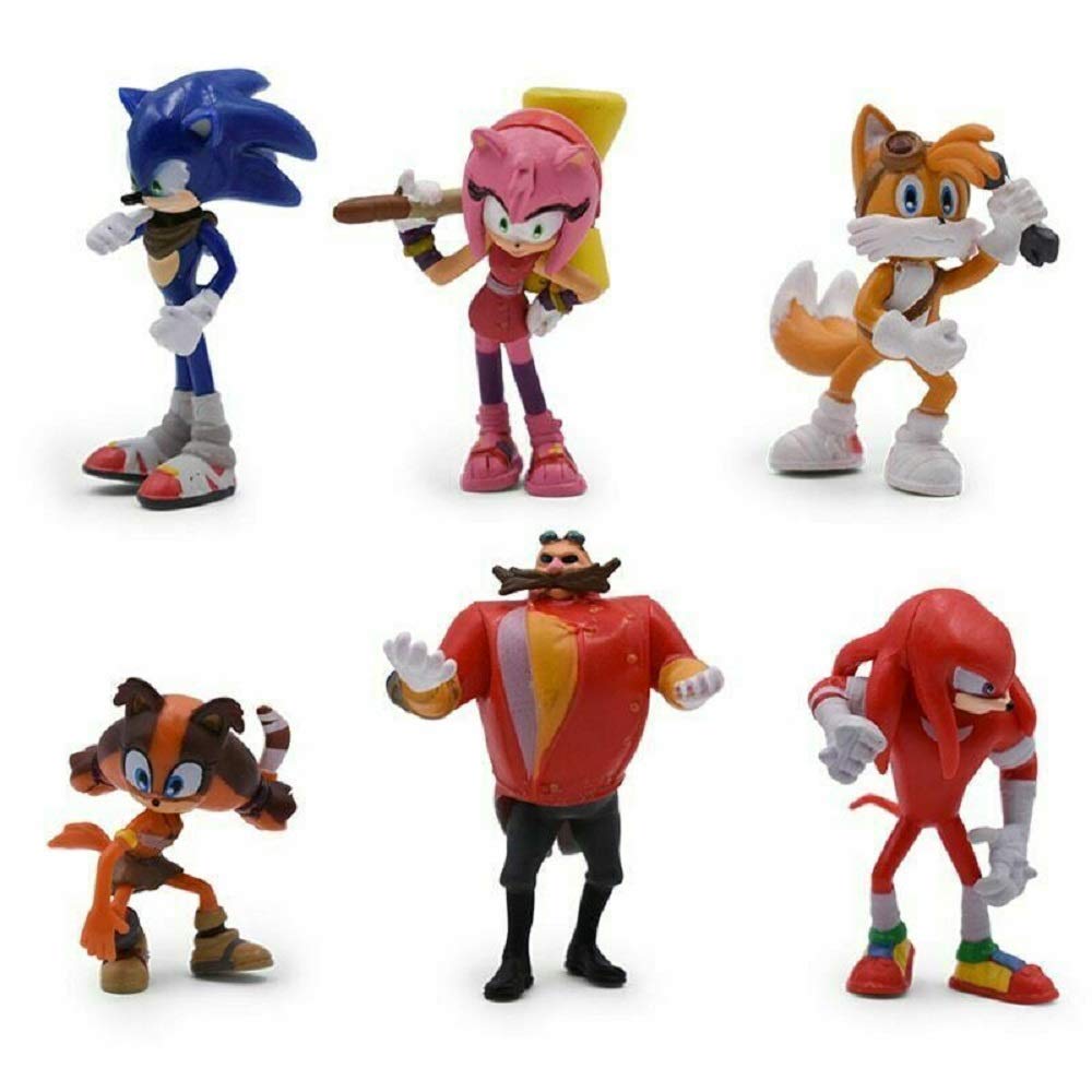 Buy Sonic The Hedgehog Action Figures 6 Pcs Collectible Figures for