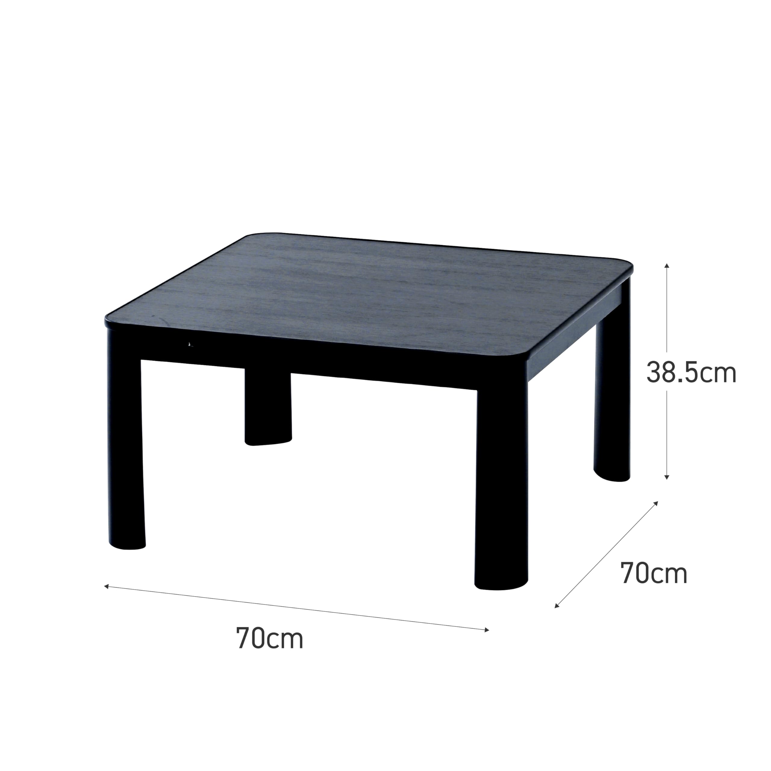 Amazon | [山善] カジュアル こたつ テーブル 幅70×70cm 正方形 専用