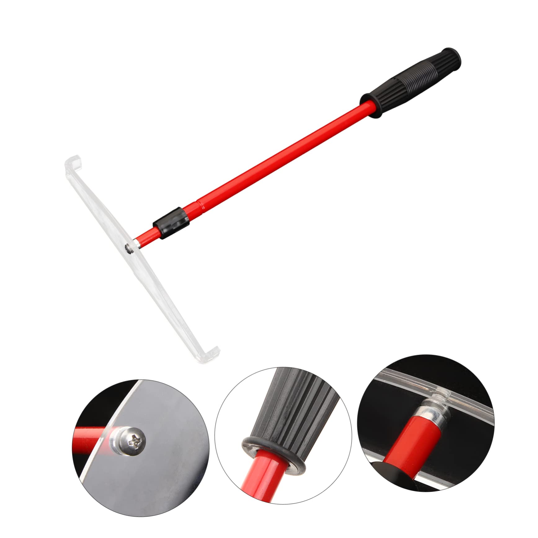 KONTONTY Poker Rake Collector Telescopic Pole for Chip Receiving Poker Dealer Chip Rake Chip Collect