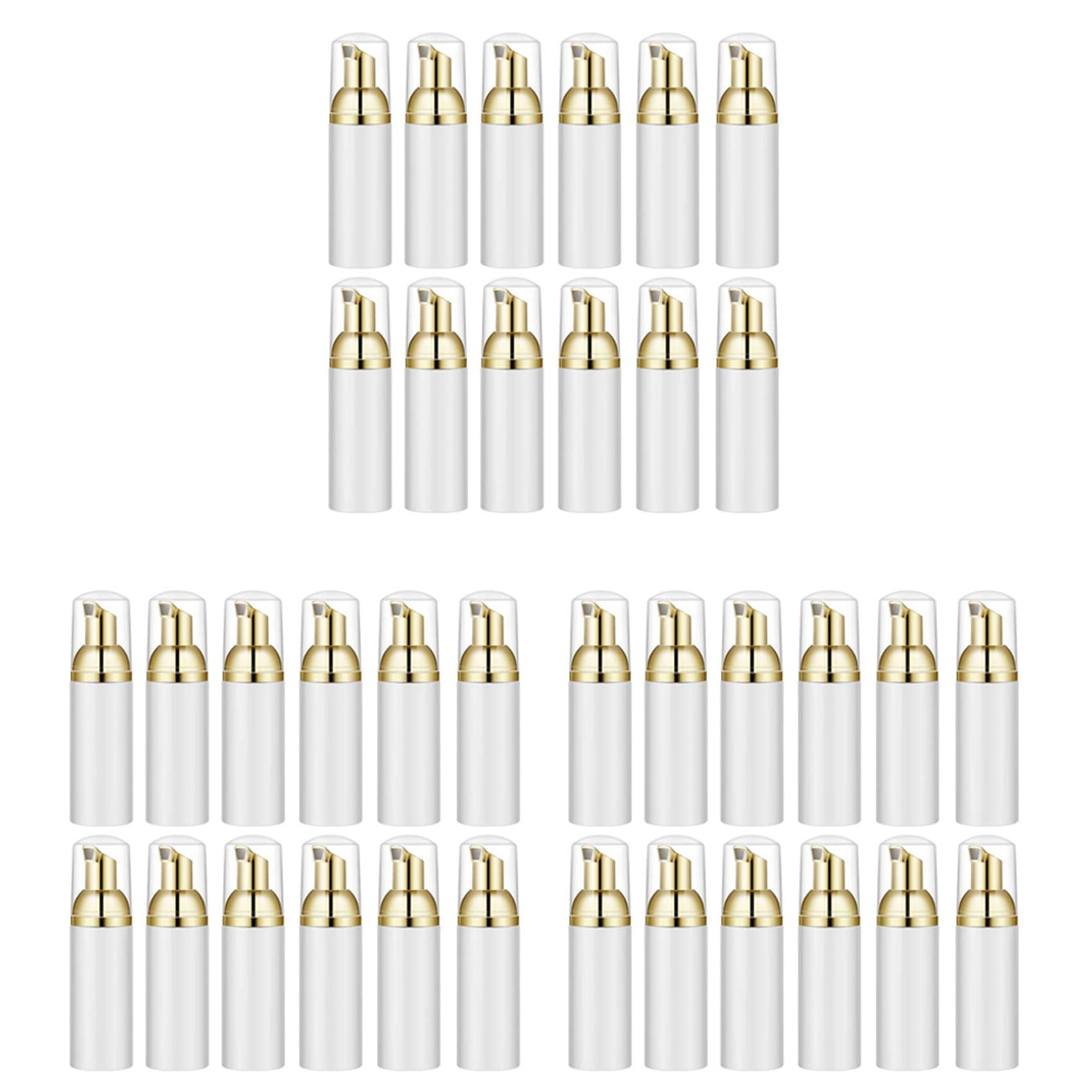 Jnchdghwa 50Ml Empty Bottles Travel Soap Bottles Plastic Foam Dispenser Bottles Foam Soap Pump Dispensers Cleaning,Travel 36Pcs