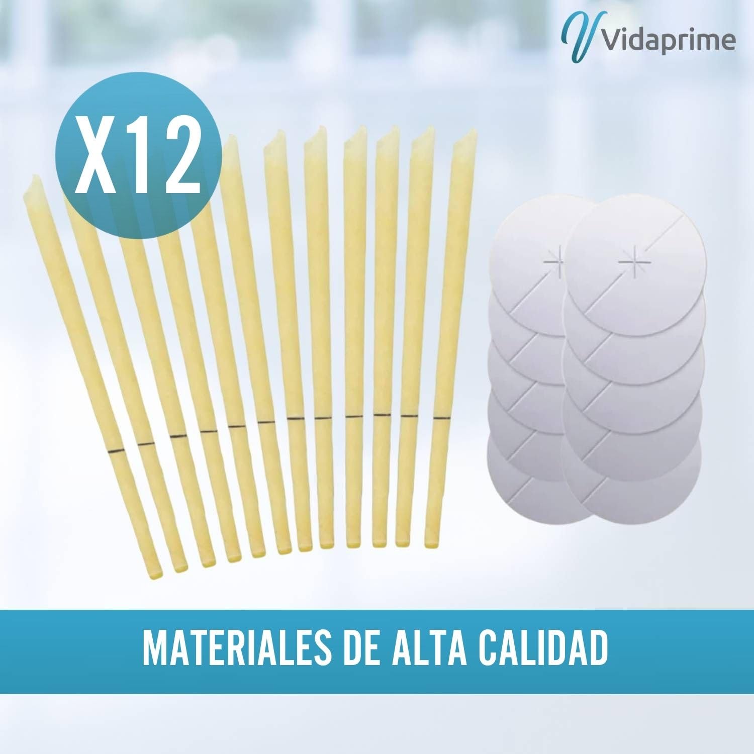 PACK 12 VELAS para Limpiar los oídos - Conos cera oídos - Limpiador de oídos Cera - Limpieza oídos - Velas para los oídos - Limpiador oídos personas - Limpia Oidos - VELAS LIMPIA OIDOS
