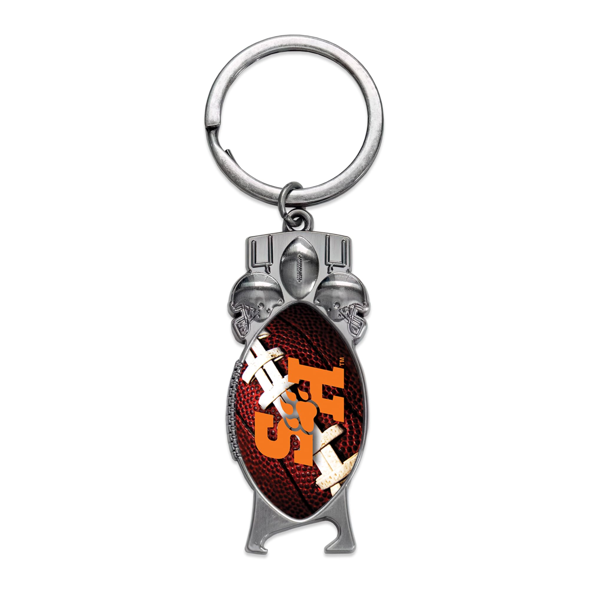 Rico Industries NCAA Sam Houston State Bearkats Sculpted Bottle Opener Keychain -Great Gift Item