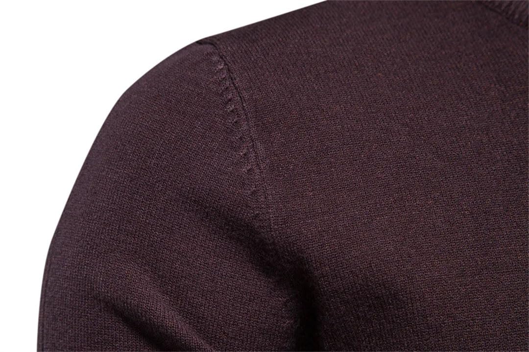 Maglione da uomo autunno/inverno ispessito maglione girocollo maglione sottile maglieria top