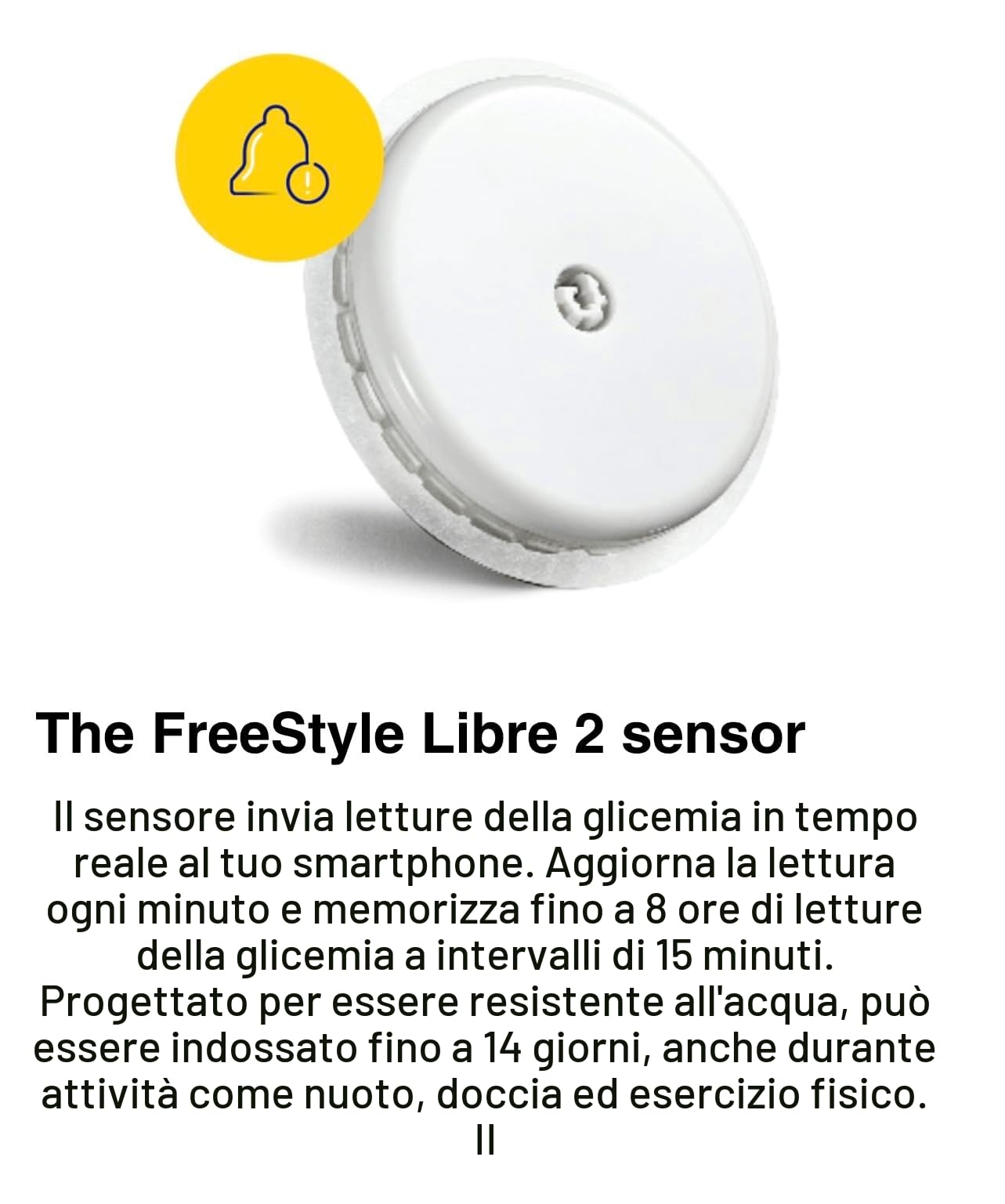 Freestyle Libre 2 - Sistema di monitoraggio del glucosio