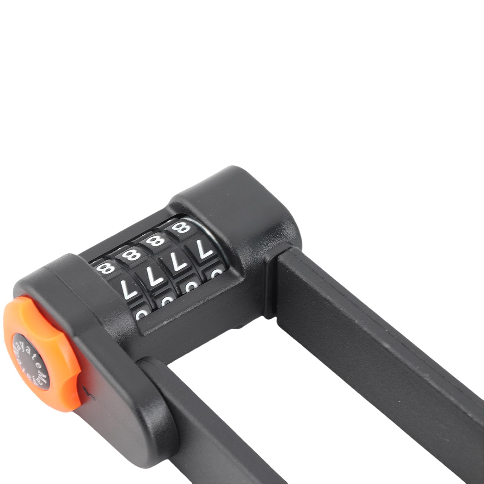 Lucchetto per bici pieghevole in acciaio legato ad alta resistenza - Password antifurto con combinazione a 4 cifre - Proteggi due biciclette contemporaneamente - Design portatile