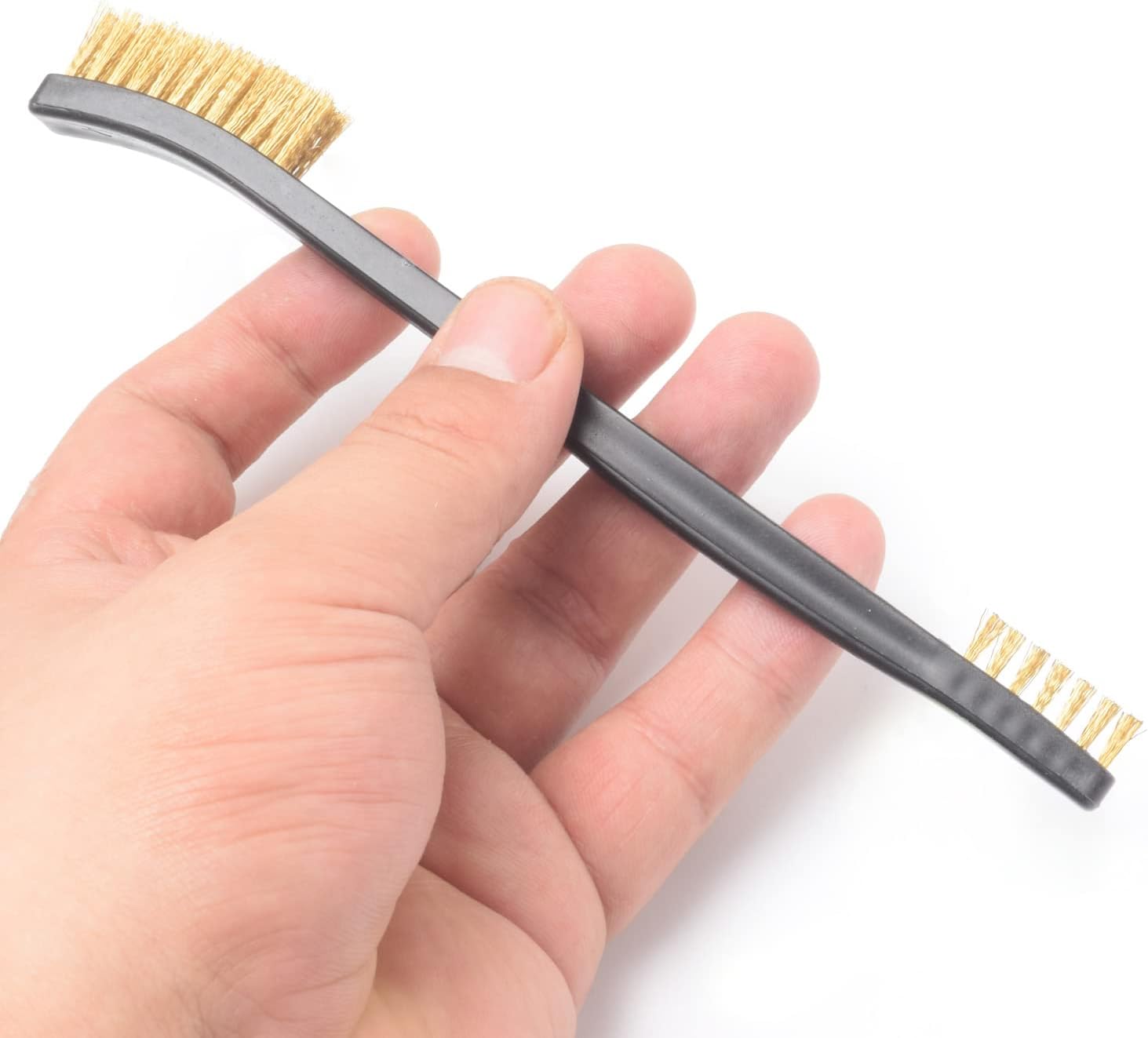 Double-Ended Wire Brush Set - Brass/Stainless Steel/Nylon Brushes image 5