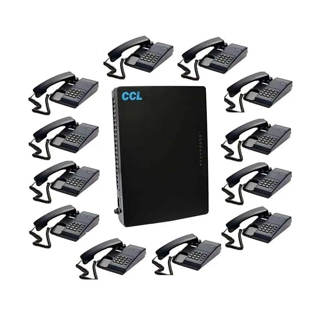 NAVKAR SYSTEMS Combo-CN197 CCL 312 EPABX Intercom System with 12 pcs BEETEL C11 Phone