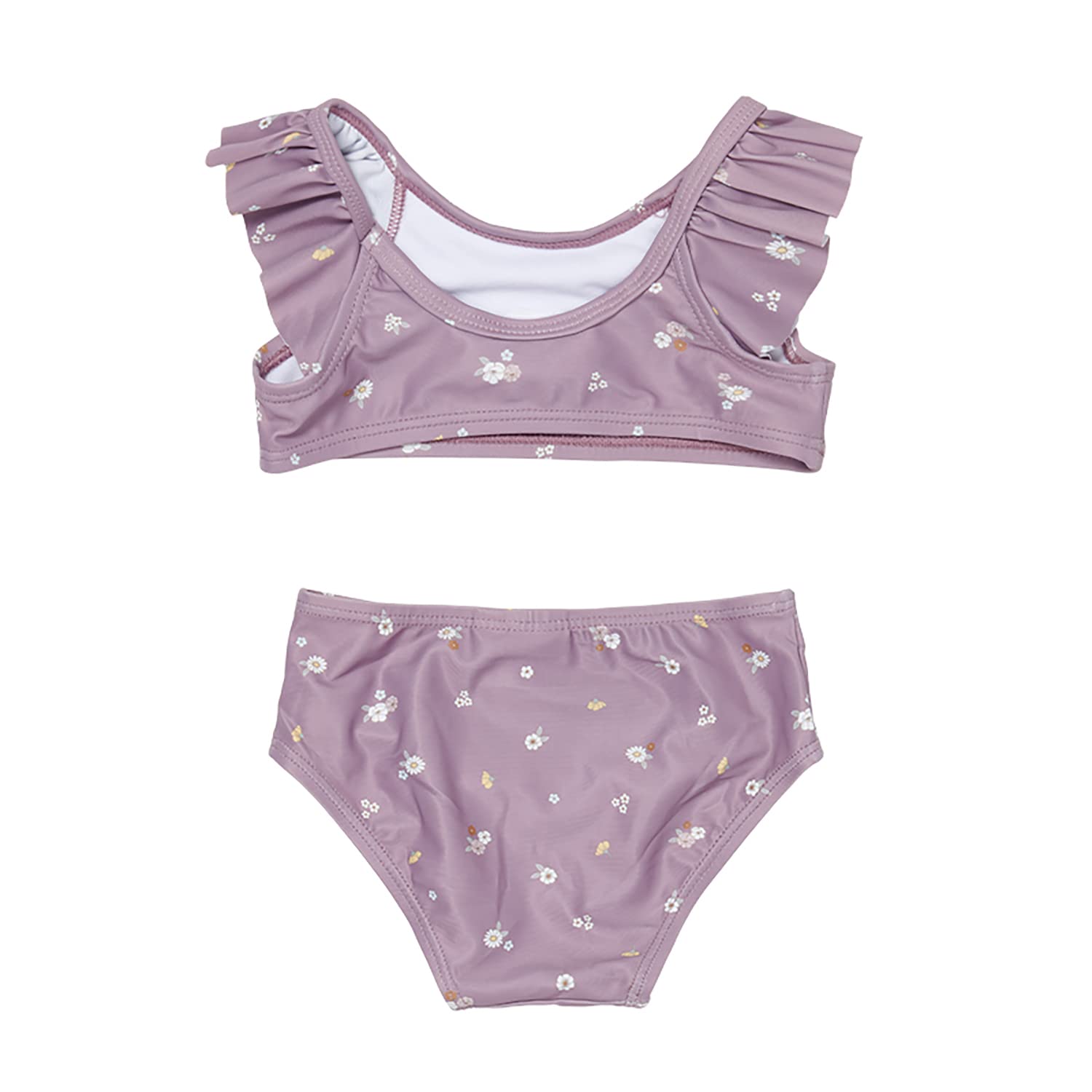 Little Dutch Bikini mit Rüschen Baby Mädchen lila (Gr. 74/80) - Mauve Blossom