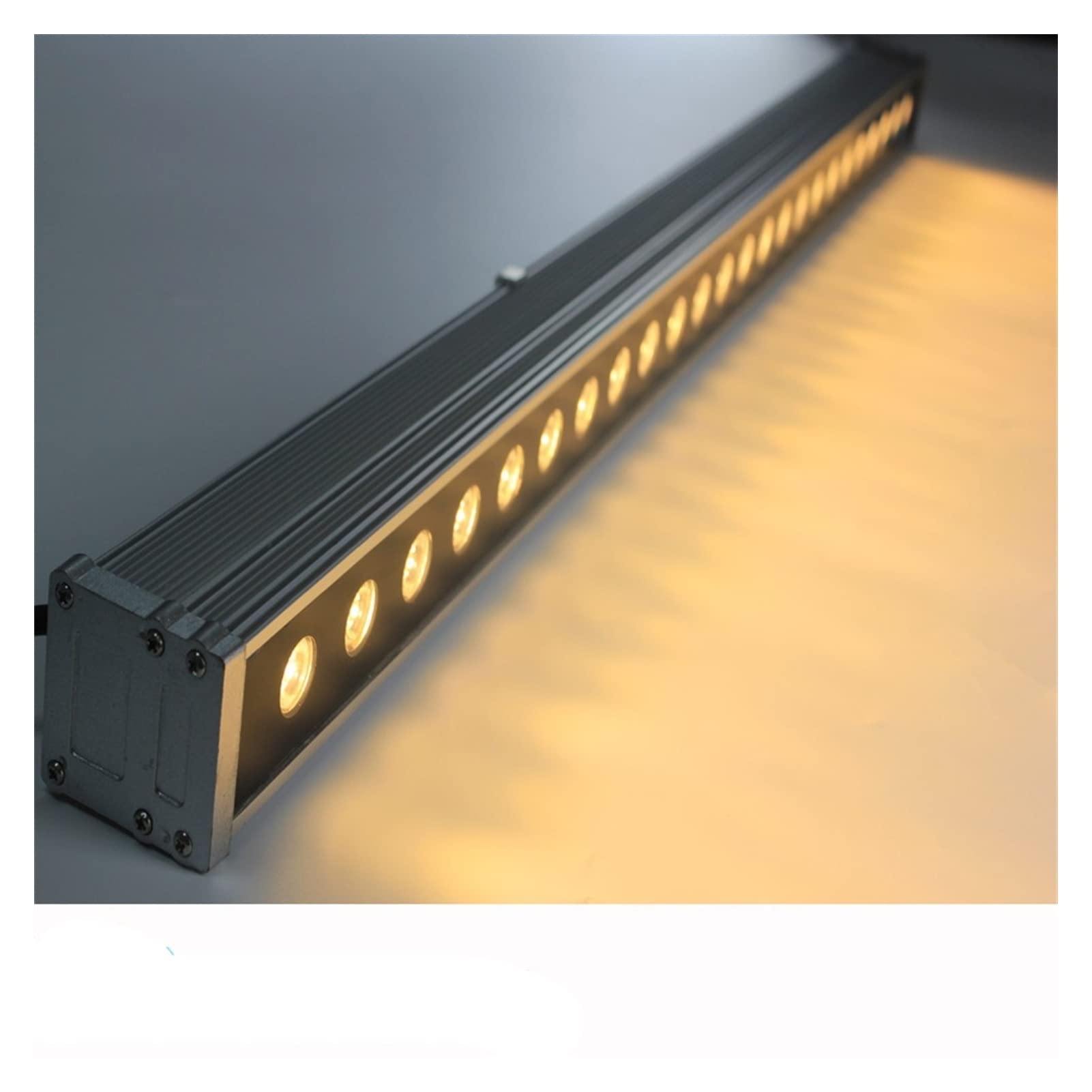Oświetlenie Sceniczne, PROWADZONY Myjka ścienna krajobraz światło świateł zewnętrznych ściany liniowy lampa reflektora(Green,18W)