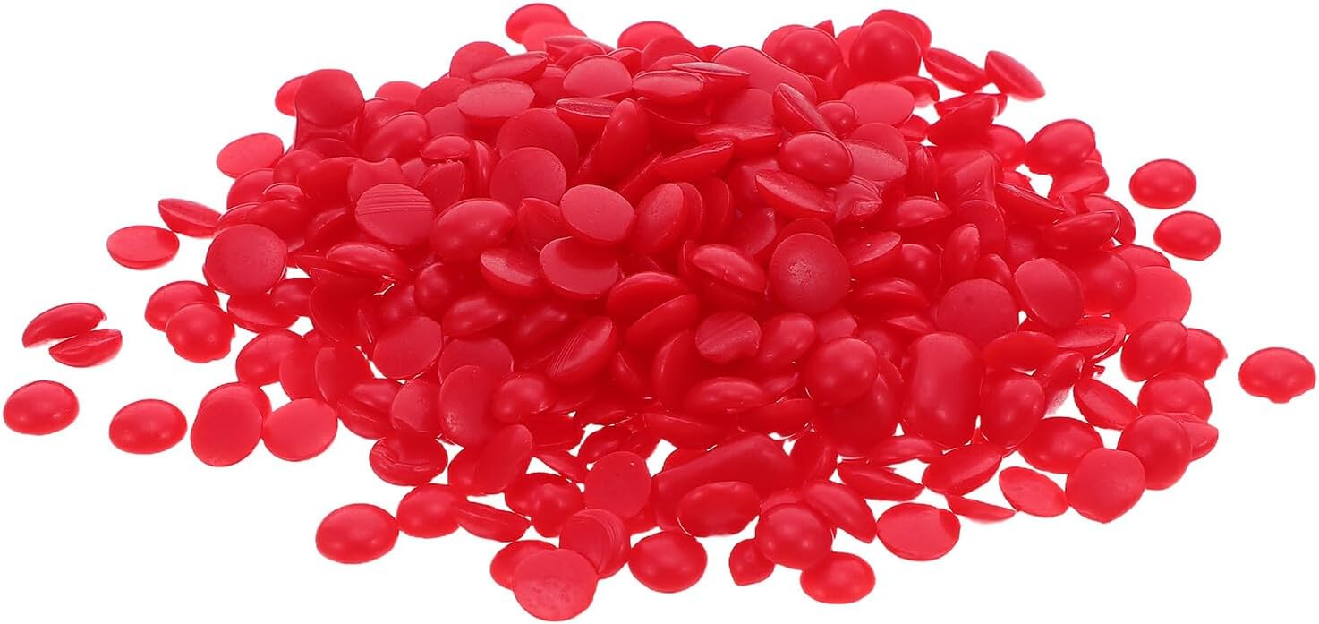Alipis Red Jewelry Casting Wax Beads Pellets for Precision Jewelry Crafting DIY Metal Casting Wax Beads and Metal Artisans Meltable at 80℃-100℃
