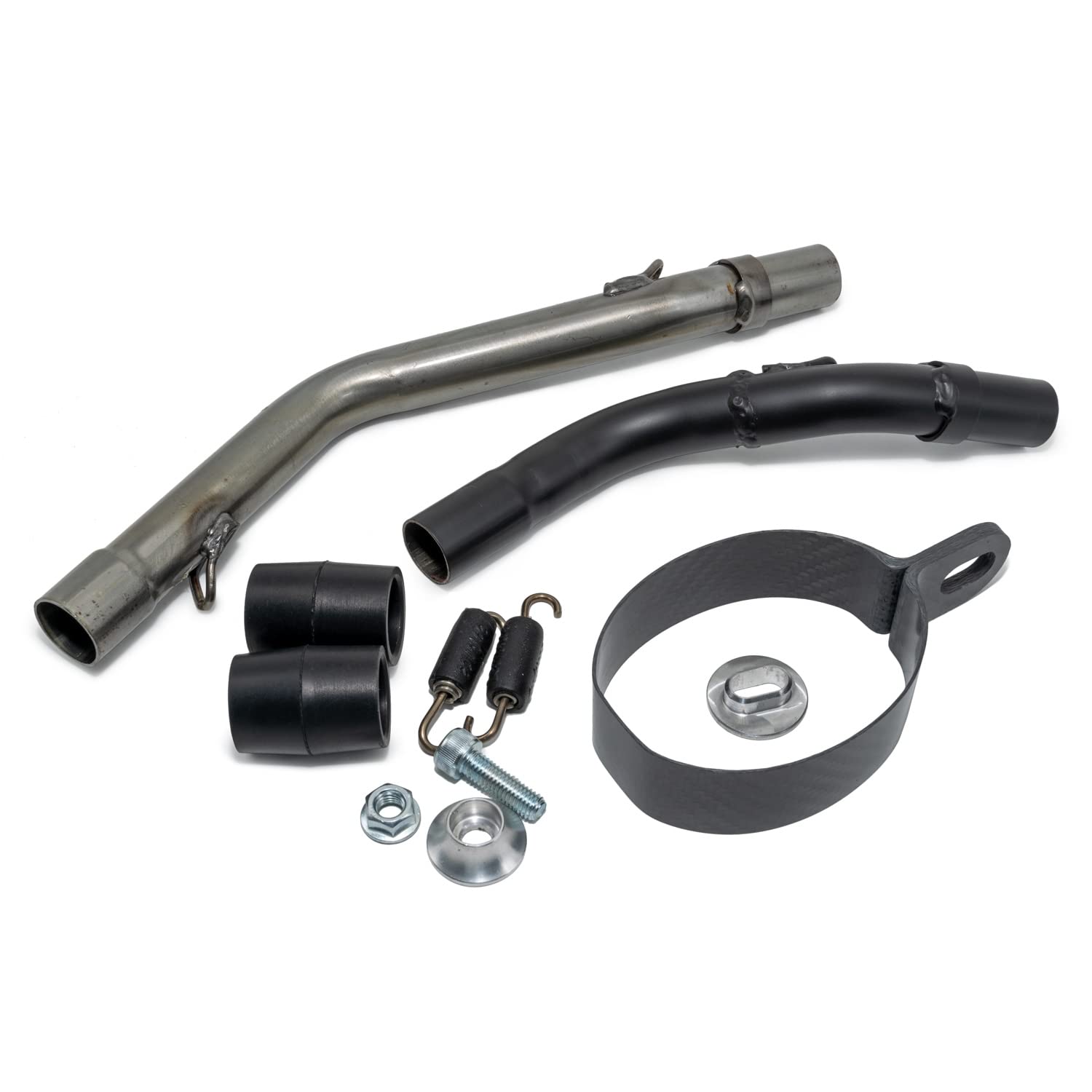 Endschalldämpfer/Auspuffanlage LeoVince SLIP-ON X-Fight, Carbon, Edelstahl Kappe, mit Zulassung für Fantic Enduro 50 / Motard 50 / Competition/Performance