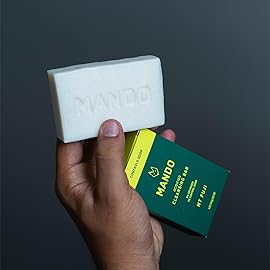 Mando Acidified Cleansing Bar - 24-Hour Odor Control - Removes Odor Better than Soap - Moisturizing Formula - SLS Free, Paraben Free - Safe For Sensitive Skin - Mt Fuji