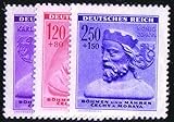 Goldhahn Markenqualität Goldhahn Böhmen und Mähren Nr. 114-116 postfrisch Winterhilfe 1942\