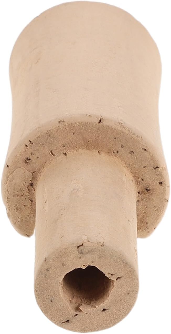 Cork Reel Seat Handle Grip for Fishing Rod Repair Beige Wood | 4a Body Replacement, 5/16 Inch Hole Size, Lightweight Anti-slip Feel for Rod Replacements