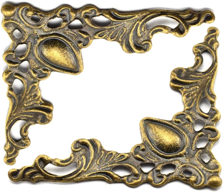 24pcs Furniture Decorative Edge Cover Antique, Bronze image 2