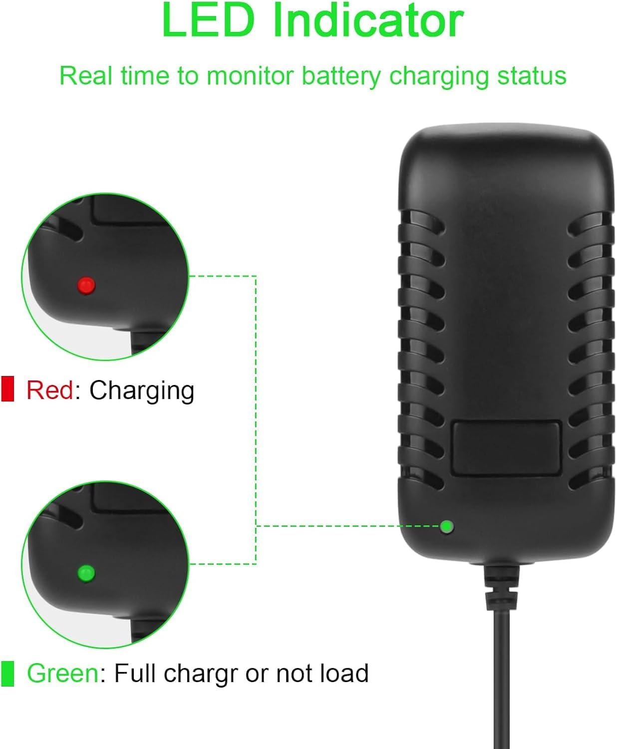 7.2V-18V Battery Charger Compatible with Makita 7.2V 9.6V 10.8V 12V 14.4V 18V Ni-MH/Ni-Cd Battery, for Makita PA12 PA14 7000 7002 7033 9000 9001 9002 9033 9600 Battery - Image 4