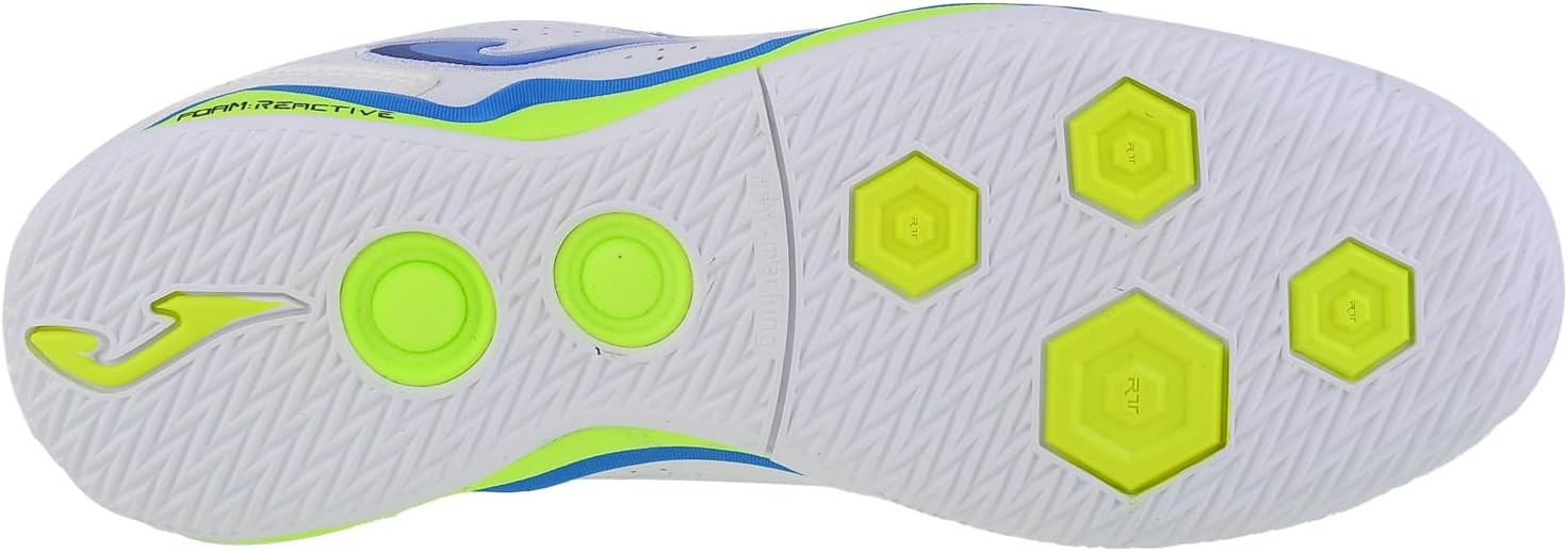 Joma FS Reactive 2302 in FSW2302IN, Mens, Indoor Football Trainers, White Royal, 8 UK - Image 5