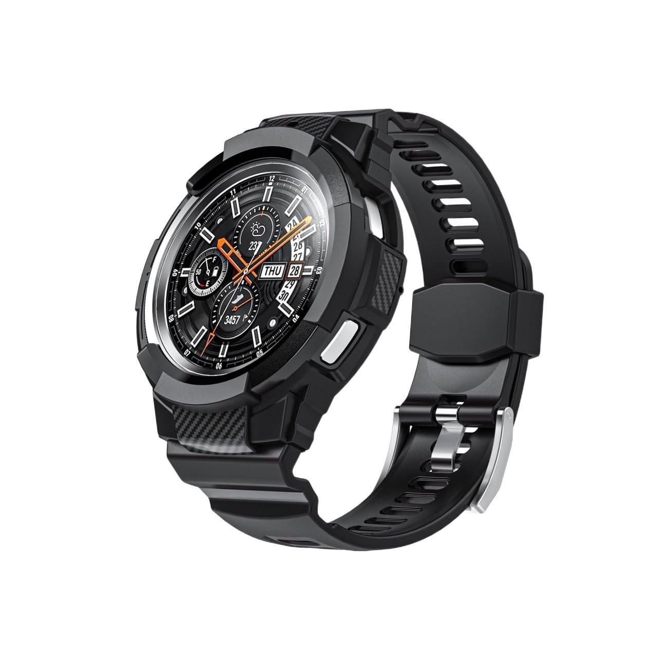 Coque Galaxy Watch4 Classic 42mm anti-rayure avec bracelet souple