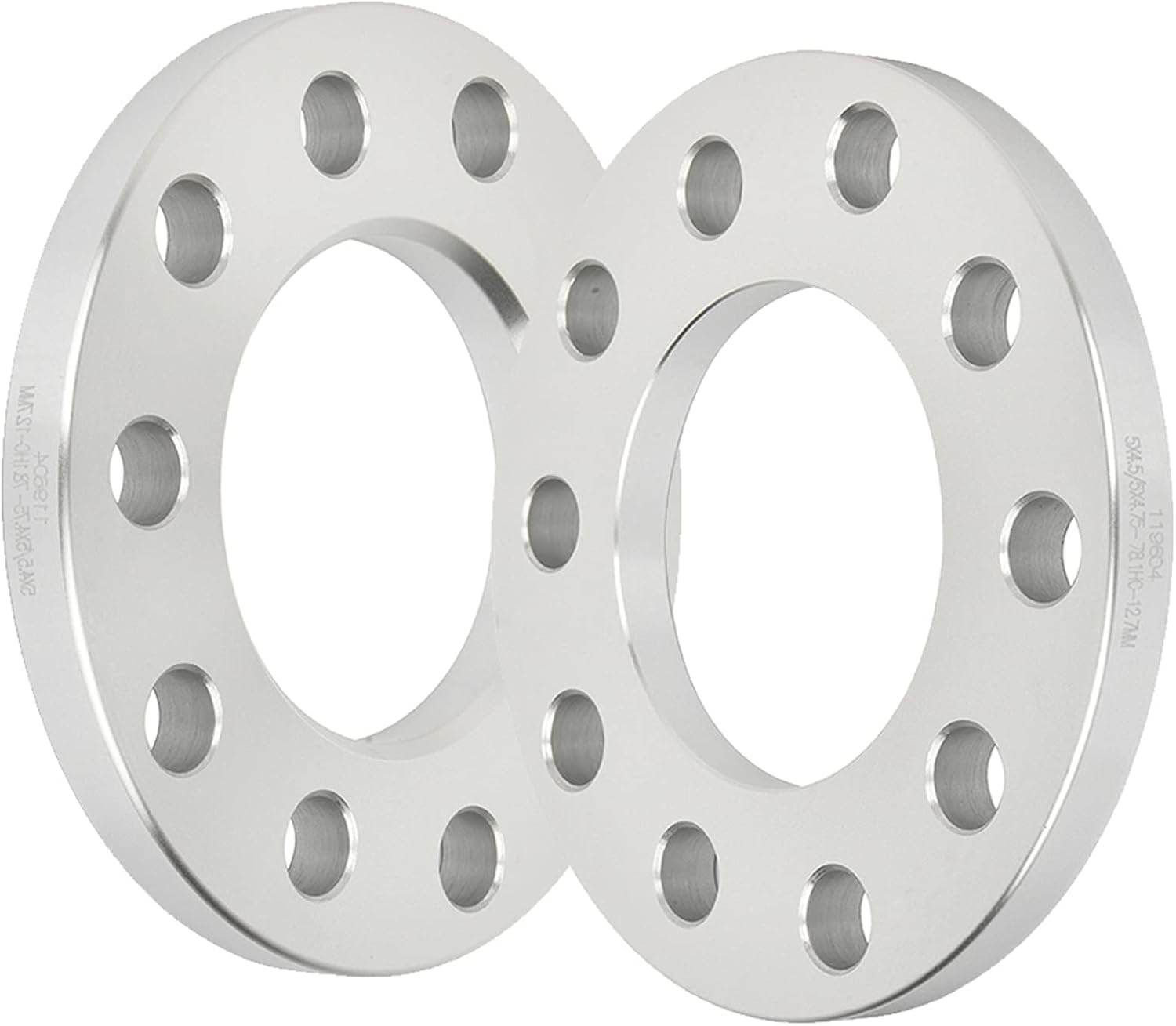 ECCPP 2PCS 5 Lug Wheel Spacers Adapters 1/2" inch 12mm thickness 5x4.5 or 5x4.75 5x114.3mm 5x120.75 fit for 84-01 for Jeep Cherokee || 06-12 for Jeep Liberty || 87-2006 for Jeep Wrangler