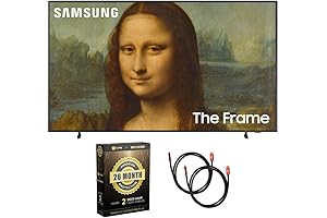 Samsung 75-Inch Frame QLED 4K UHD Quantum HDR Smart TV (2022) - Black