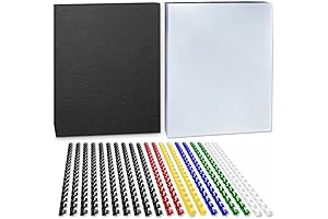 Comb Binding Covers Kit for Home, Office, School