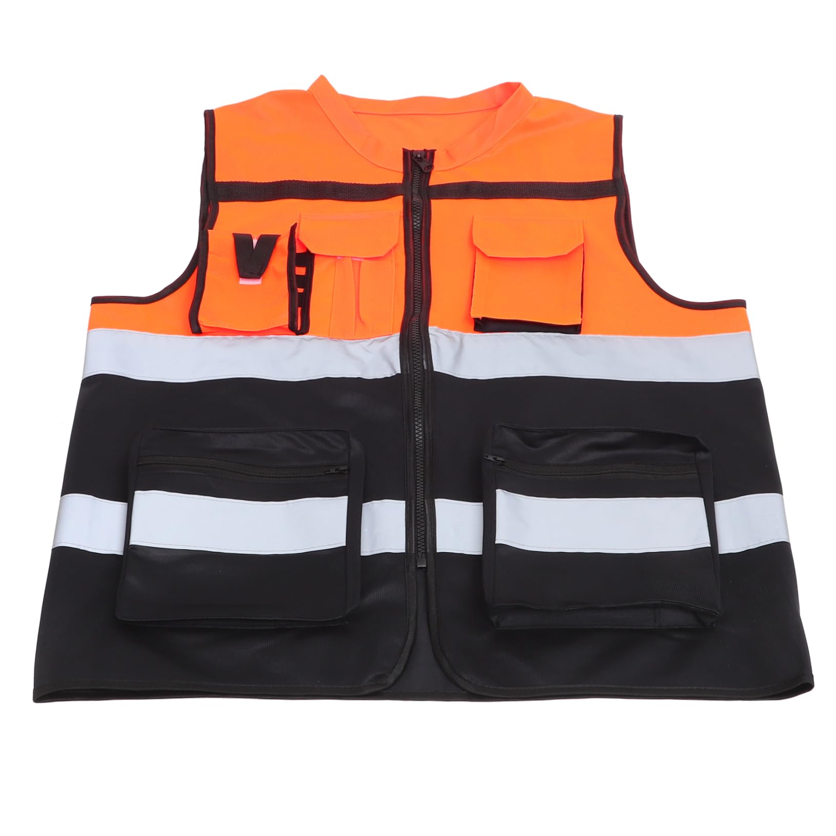 Operitacx Gilet Réfléchissant Visibilité Néon Sûr Train De Roulement Réfléchissant Gilets De Sécurité Protecteur Bleu Running Vest Black Courir Gilet De Sécurité Nuit Tissu En Nylon