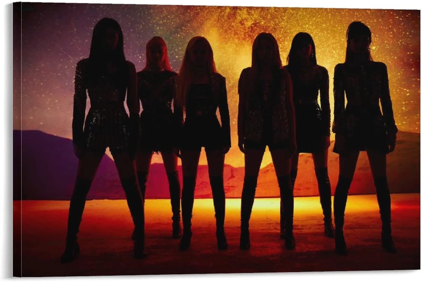 Star Everglow Kpop Reminiscence TeaserGirl Group Idols Member Collection Yiren Onda Aisha EU Kim Si-hyeon Mia For Room Merchandise Posters Aesthetics Home Office Wall Decor And Creative Painting Decor