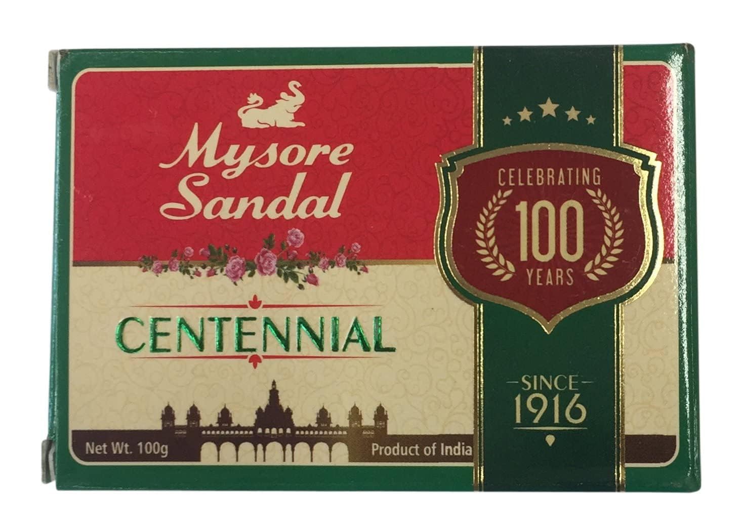 MYSORE SANDAL Centennial Soap, 100G