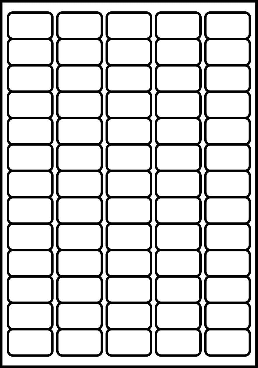 SmithPackaging A4 Self Adhesive Address 6500 Labels, 38.1 mm Length x 21.2 mm Width