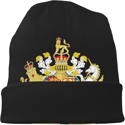 Miniatura 7 de Reino Unido Inglaterra Real Escudo de Armas Reino Unido Adulto Sombrero de Punto Beanie Invierno Cálido Cráneo Sombrero - Hombres Mujeres