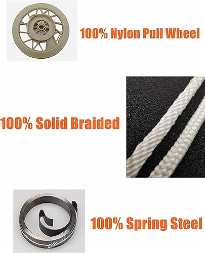 Miniatura 10 de YAMAKATO Arranque de retroceso para Honda GX270 GX240 y Clone Predator Champion Duromax etc. 239cc 301cc Generadores de motor 173F 177F Cuerda de