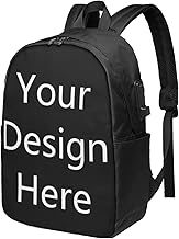 Custom Backpack for Women Men Custom Laptop Backpack Casual Travel Backpack Hiking Work Business Backpack Shoulder Bag