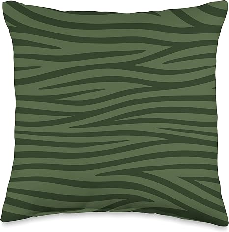 green zebra print