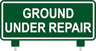 S200G Series Fairway Signs 12" x 6" x 1/2" Green/White/Green