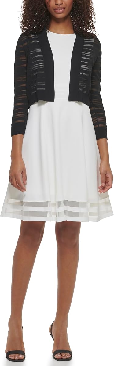Women's 3/4 Sleeve Lightweight Shrug Sweater