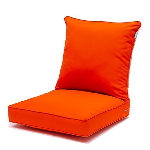 QILLOWAY Outdoor Chair Cushion Set, Outdoor Replacement Cushions for Patio