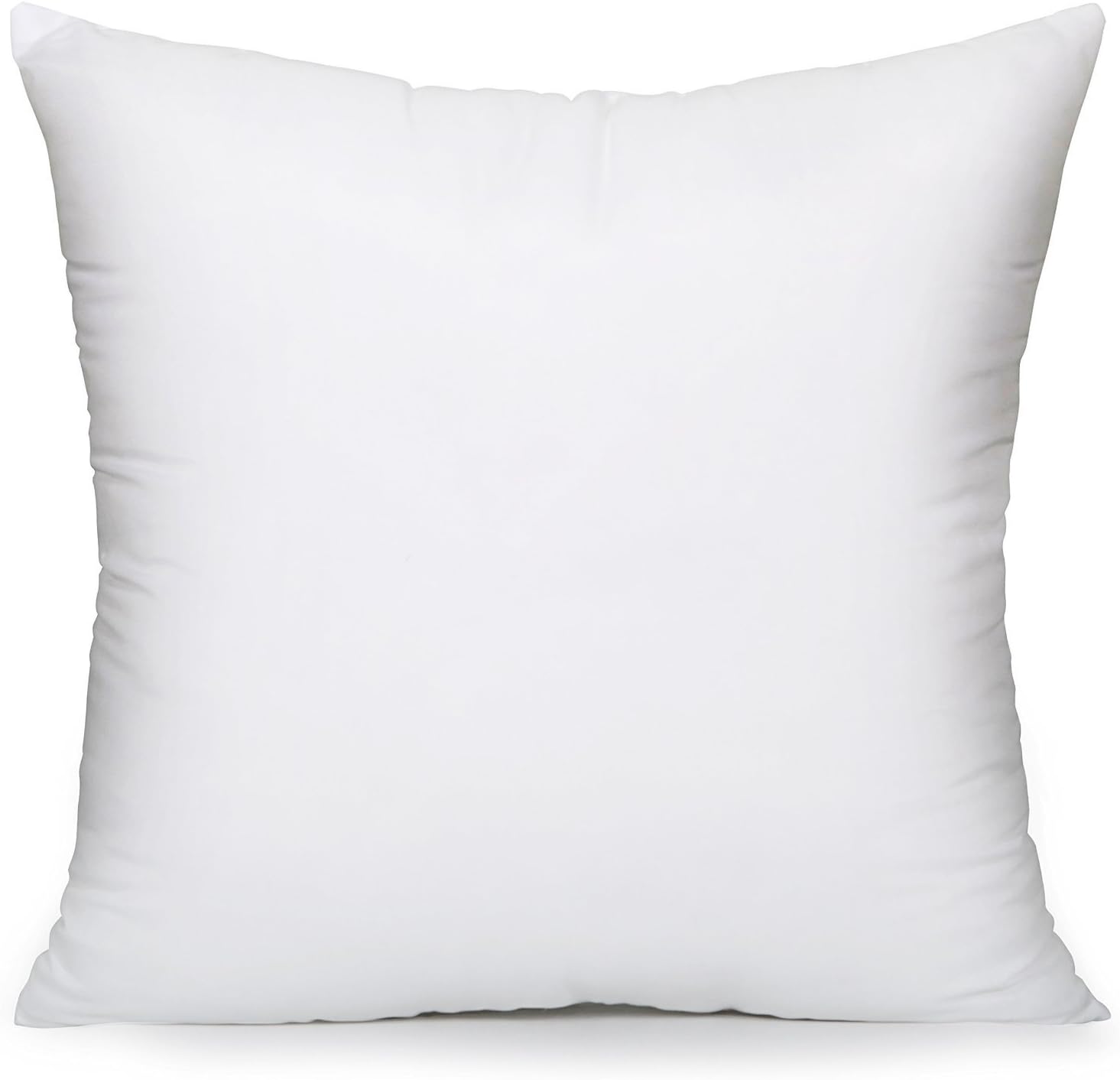 Acanva Hypoallergenic Pillow Insert Form Cushion Sham, Square, 26" L x 26" W
